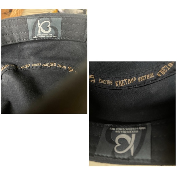 KBETHOS Cadet / Conductor Distressed Bling Adjustable Hair Stylist Hat NWOT - Picture 12 of 16